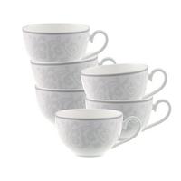 CAPPUCCINOTASSEN Gray Pearl weiß 310 ml 6er Set - Weiß, Keramik (0.31L) - Villeroy & Boch