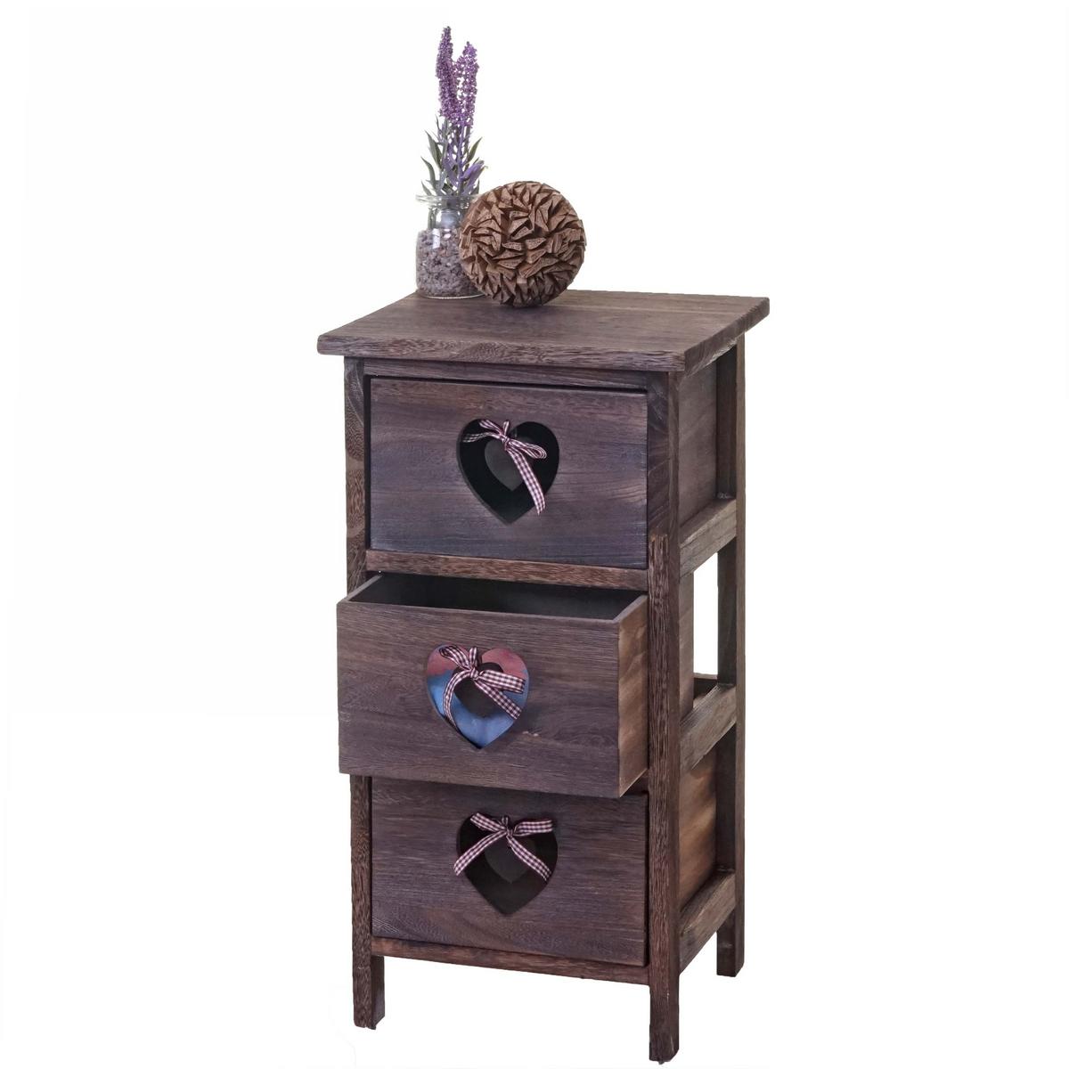 KOMMODE Braun - Braun, Holz (29/55/25cm) - MCW