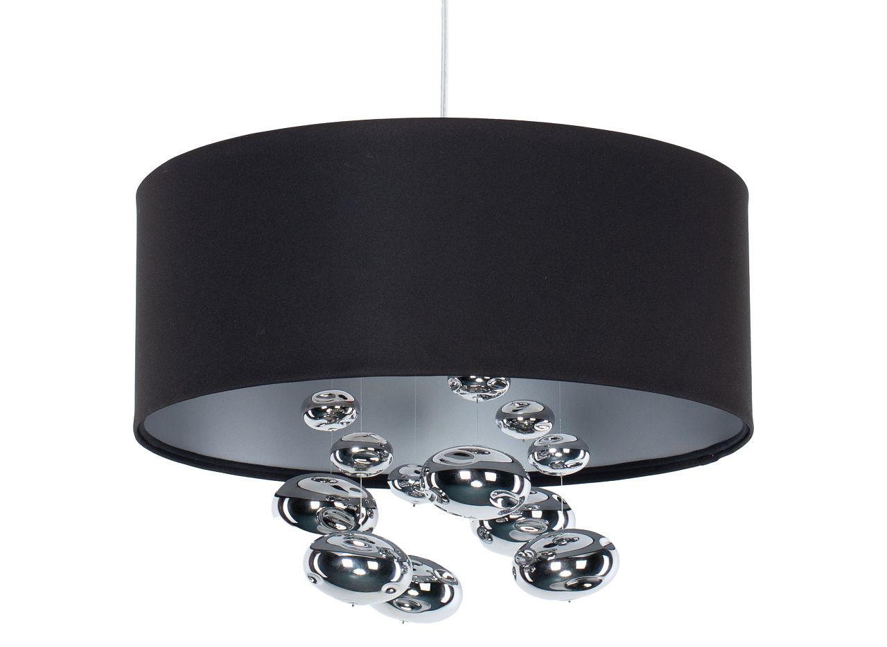 HÄNGELEUCHTE Schwarz 40/96 cm - Silberfarben/Schwarz, Kunststoff (40/1/96cm) - ONZENO