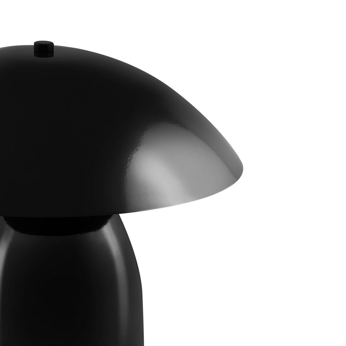 TISCHLAMPE Metall Schwarz Sigi - Schwarz, Metall (30/30/30cm) - Beliani