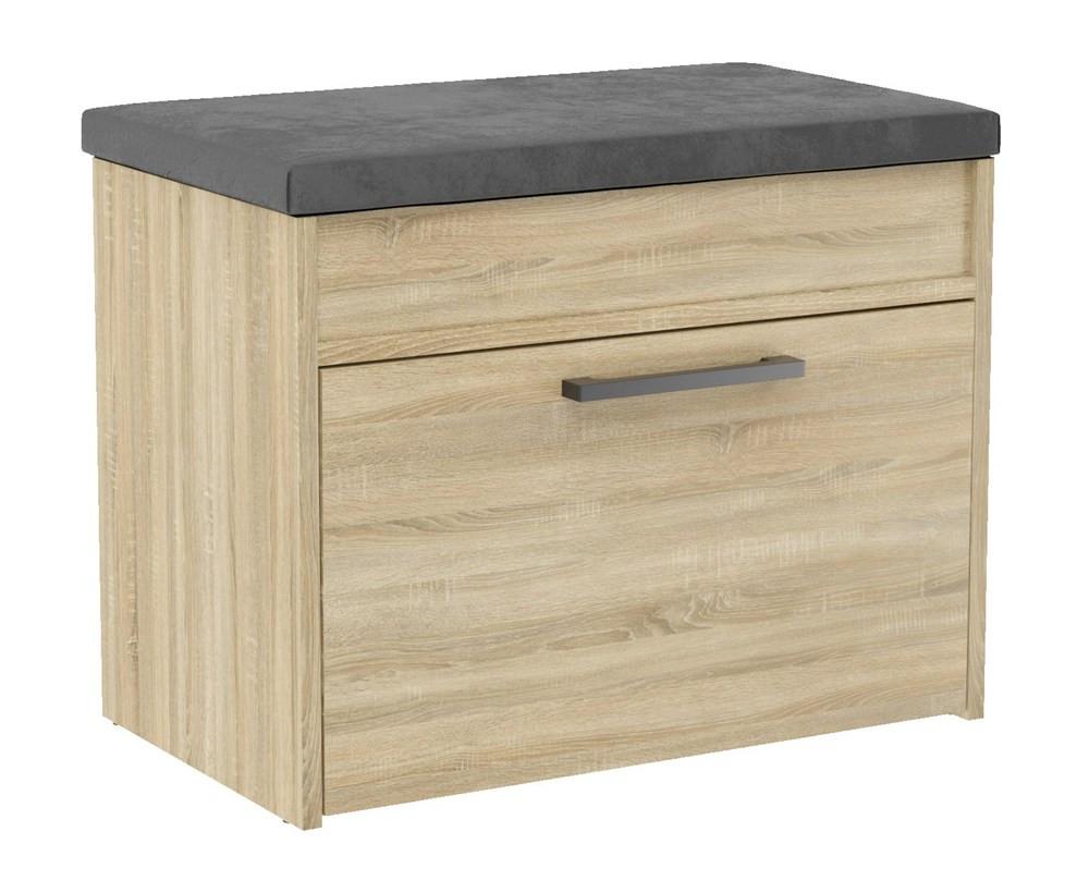 SCHUHSCHRANK Sonoma 60/49/35 - Sonoma Eiche, Holzwerkstoff (60/49/35cm) - RAUMHIRSCH FURNITURE