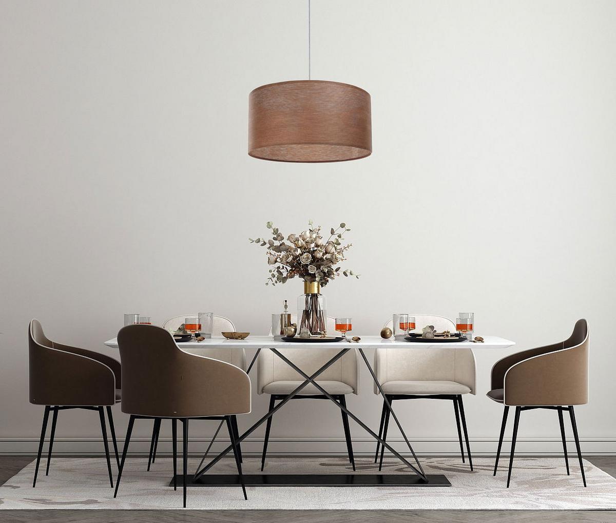 HÄNGELEUCHTE Braun 60/30 cm - Braun, Kunststoff (60/1/30cm) - ONZENO