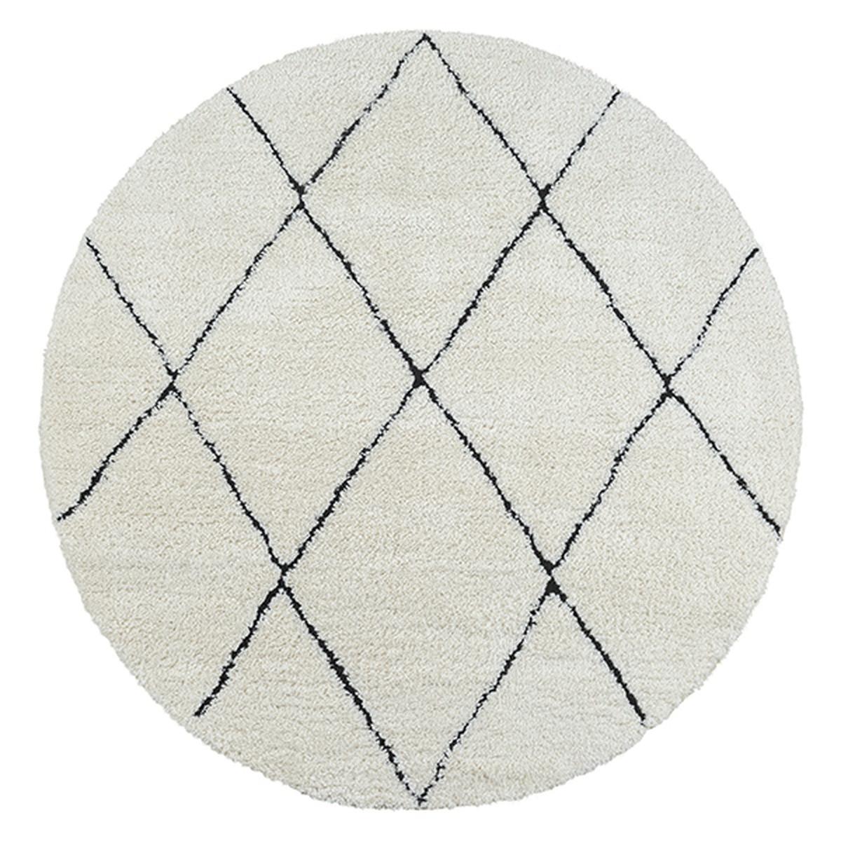 TEPPICHLÄUFER Berber ATRIO Polypropylen Creme-Schwarz 80 x 150 cm - Multicolor, Textil (80/150cm) - KADIMA DESIGN