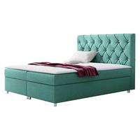 BOXBETT Roma - H3 - Türkis, Holz (140/200cm) - MIRJAN24