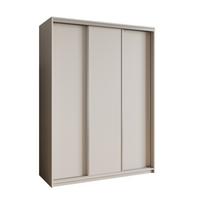 SCHWEBETÜRENSCHRANK NISSE 150/205/60 cm 3-türig Kaschmir - Kaschmir, Holzwerkstoff (150/205/60cm) - MASSENO