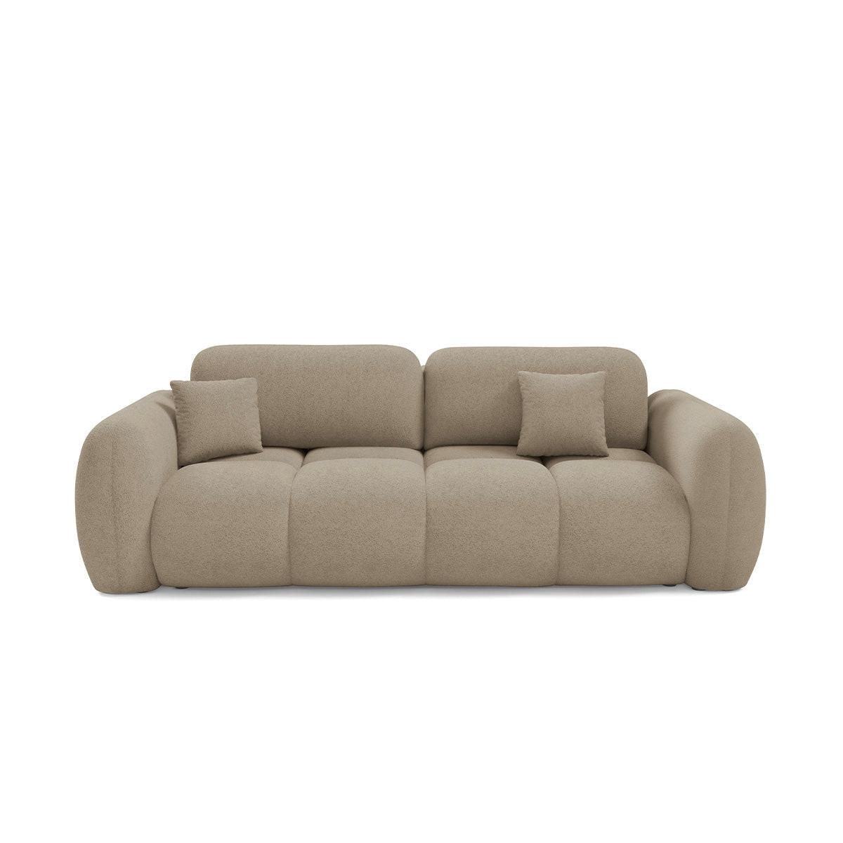 SOFA Livio 3 Sitzplätze Beige - Beige, Holz (270/95/121cm) - Petits-meubles