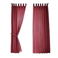 VORHANG 2ER SET POTSDAM HxB 245x140 cm Bordeuax - Bordeaux, Textil (140/245cm) - Gardinenbox
