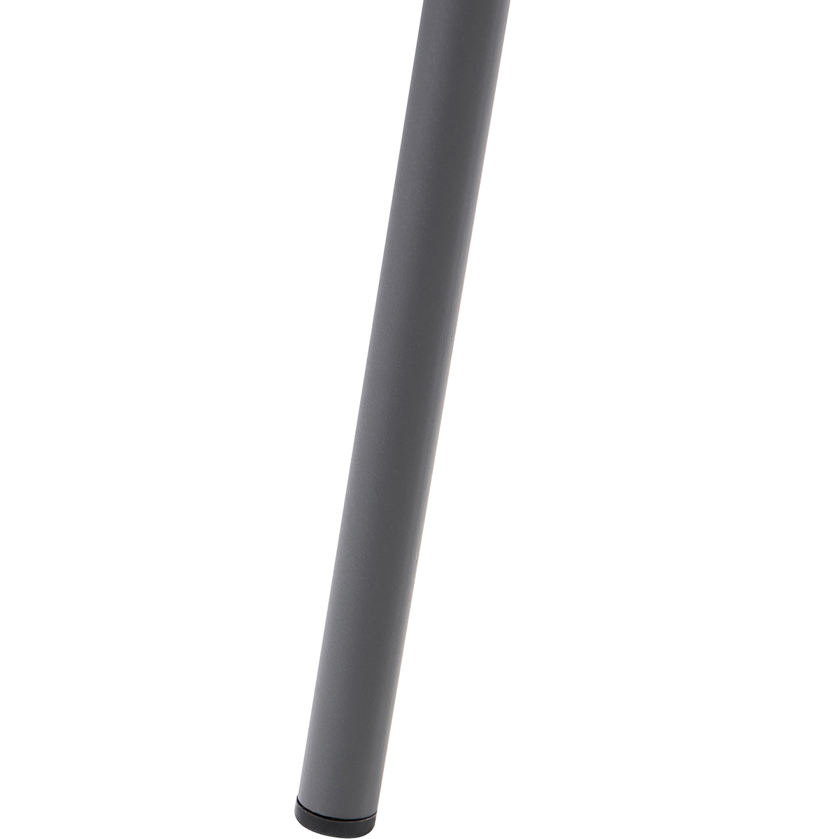 GARTENSTUHL 2er Set ohne Armlehnen Dunkelgrau Bolgheri - Dunkelgrau/Grau, Kunststoff (49/83/49cm) - Beliani