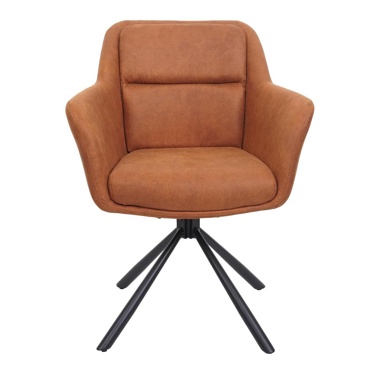 ESSZIMMERSTUHL Bronze - Braun/Bronzefarben, Textil (65/83/57cm) - MCW
