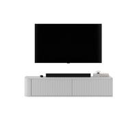 TV-LOWBOARD Aurora Weiß matt 140 cm - Weiß, Holzwerkstoff (140/30/35cm) - Meble Lindner