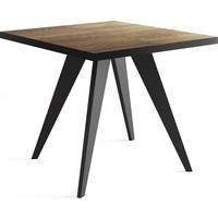 ESSTISCH Quadro quadratischer ausziehbarer, Arvadonna Chestnut 100-150/100/76 cm - Kastanienfarben/Schwarz, Holz/Holzwerkstoff (100/150/76cm) - WFL GROUP