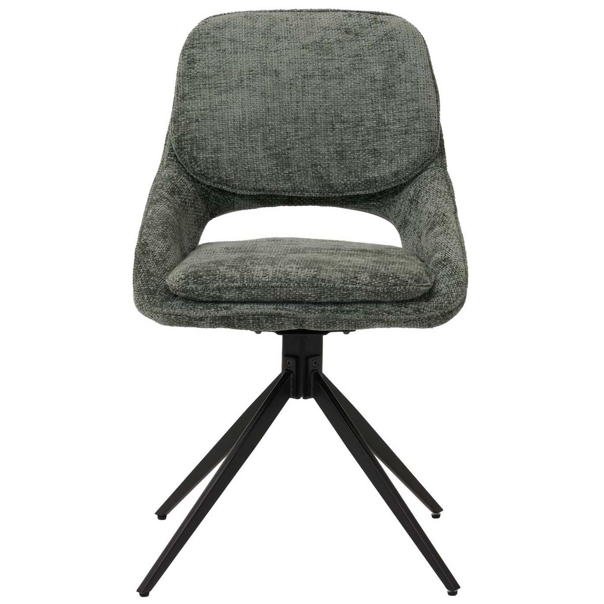 ESSZIMMERSTUHL Grün 6er-Set - Grün, Textil (55/87/55cm) - MCW