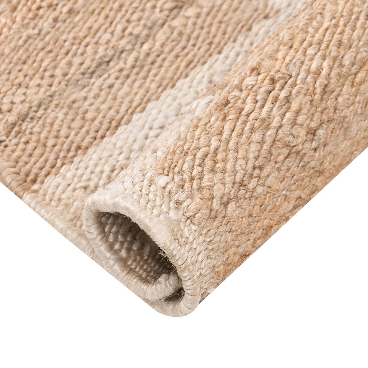 TEPPICH Hellbeige 160/230 cm Jute Gondia - Beige, Textil (160/230cm) - Beliani