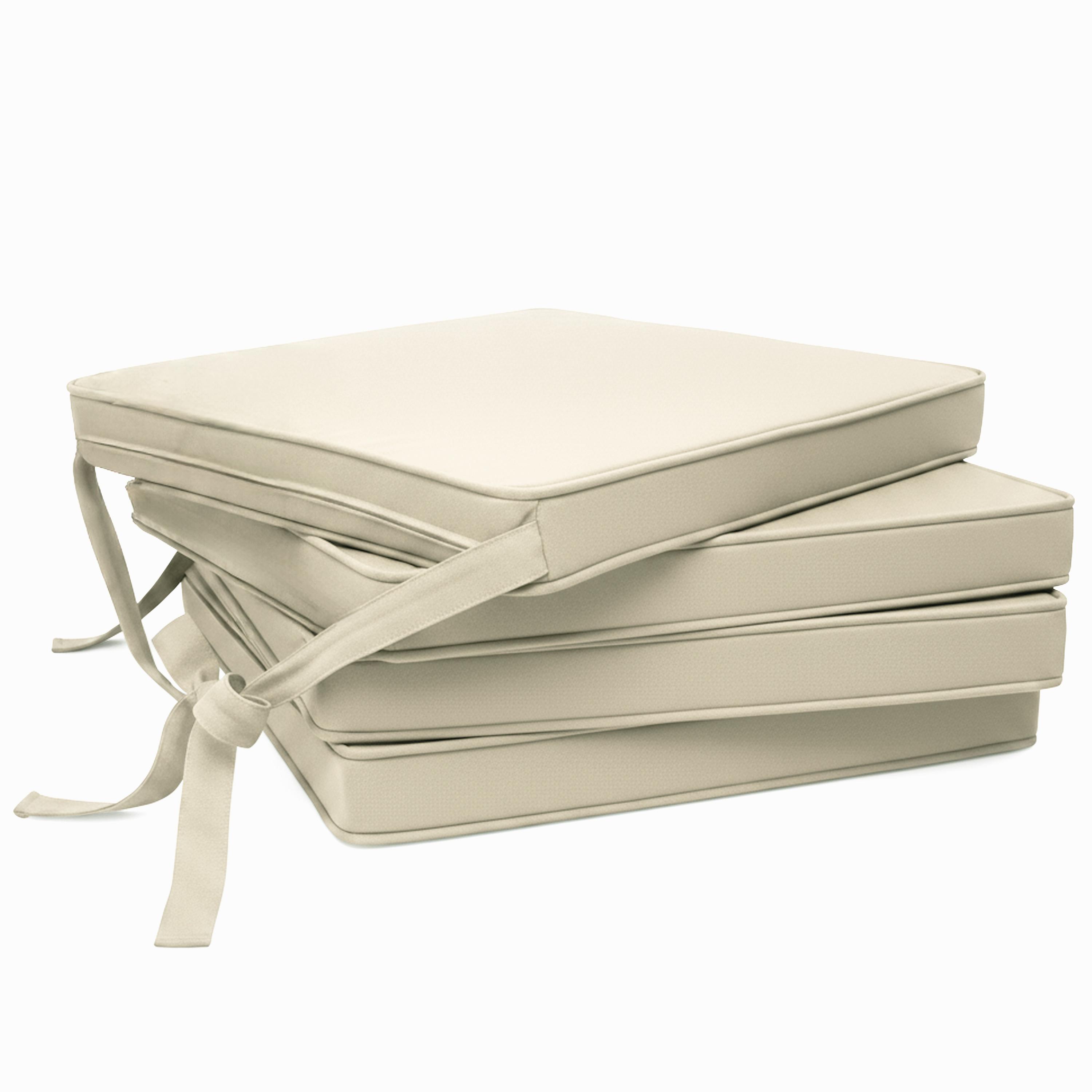 STUHLKISSEN Loft SK 45x40x5cm Natur (4tlg) - Naturfarben, Textil (40/45cm) - Beautissu 