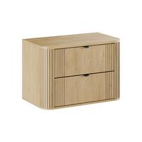 WASCHTISCHUNTERSCHRANK 80.4cm Mila Helle Eiche - Braun, Holzwerkstoff (80.4/54/46cm) - Petits-meubles
