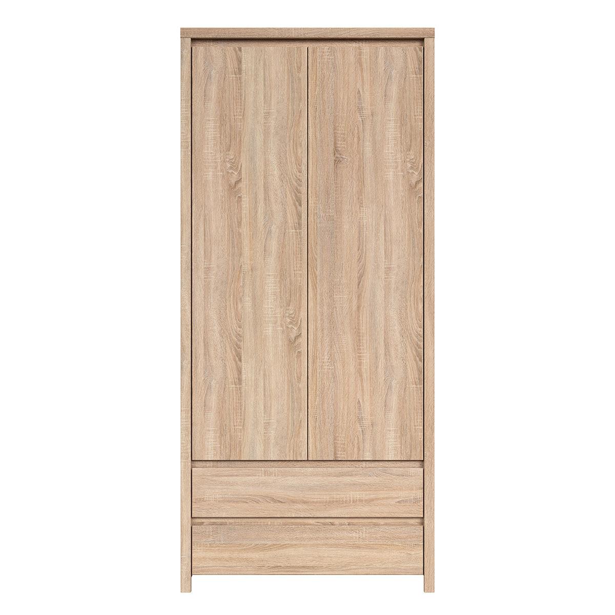 SCHRANK 2 Türen Soren Holz - Braun, Holzwerkstoff (90/200.5/55.5cm) - Petits-meubles