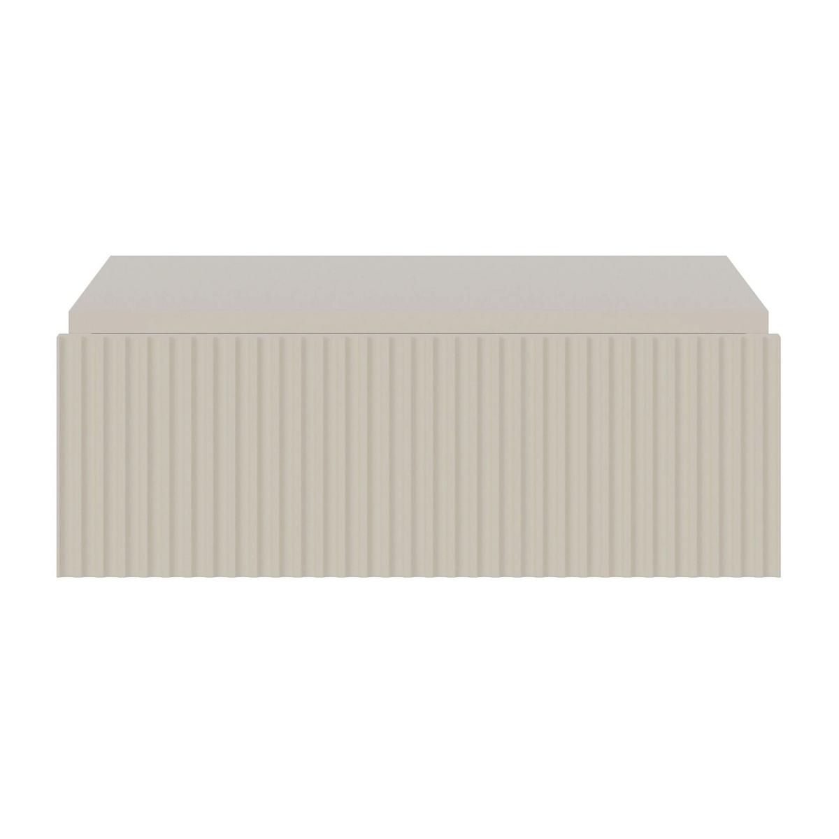 NACHTSCHRANK Veldio Graubeige 50 cm - Taupe, Holzwerkstoff (50/17/35.6cm) - Selsey