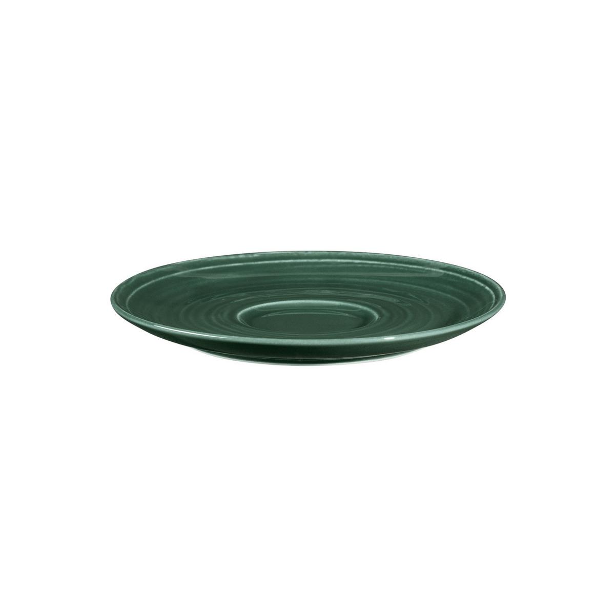 KOMBI-UNTERTASSEN Terra Moosgrün ø 16,1 cm 6er Set - Dunkelgrün, Keramik (16.1cm) - Seltmann Weiden