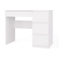 SCHREIBTISCH Weiß 98/76/51 - Weiß, Holzwerkstoff (124/85/76cm) - RAUMHIRSCH FURNITURE
