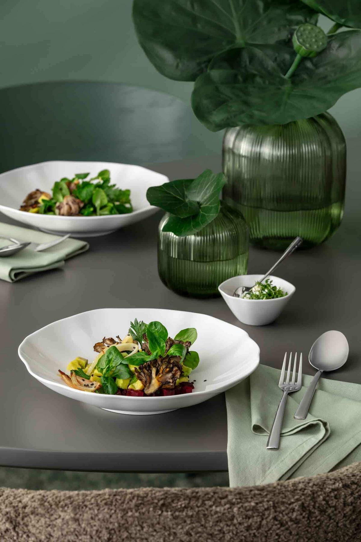 KOMBISERVICE Pura weiß 30-tlg. - Weiß, Keramik (2/2/2cm) - Villeroy & Boch