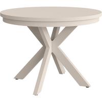ESSTISCH Bilbao, Runder, mit Metallbeinen, Kaschmir - Kaschmir, Holzwerkstoff/Metall (100/100/77cm) - Beautysofa