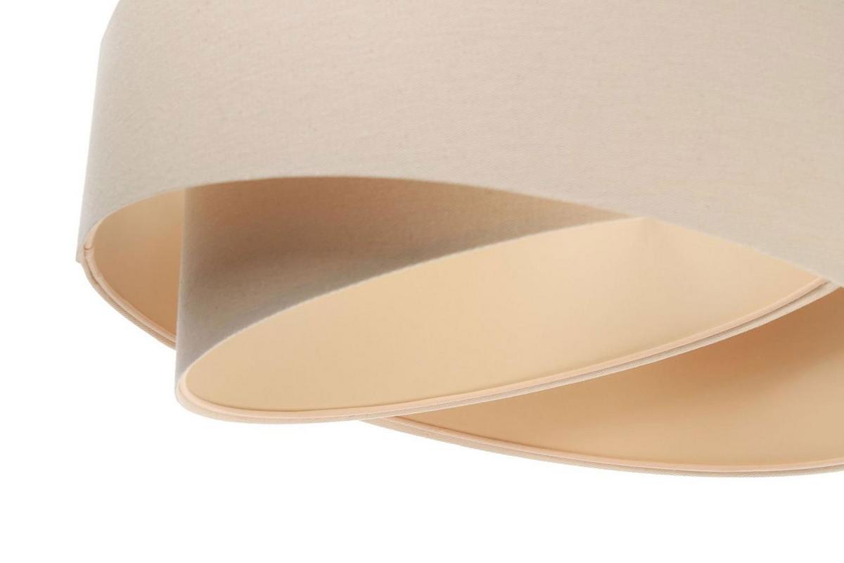 HÄNGELEUCHTE Beige 50/23 cm - Beige, Kunststoff (50/1/23cm) - ONZENO