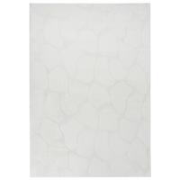 TEPPICH Cremeweiß 160/230 cm Kawi - Creme/Weiß, Textil (160/230cm) - Beliani