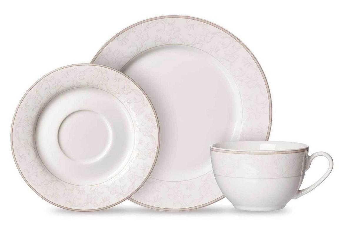 KAFFEESERVICE Isabella creme 18-tlg. - Creme, Keramik (18/22/28cm) - Ritzenhoff Breker