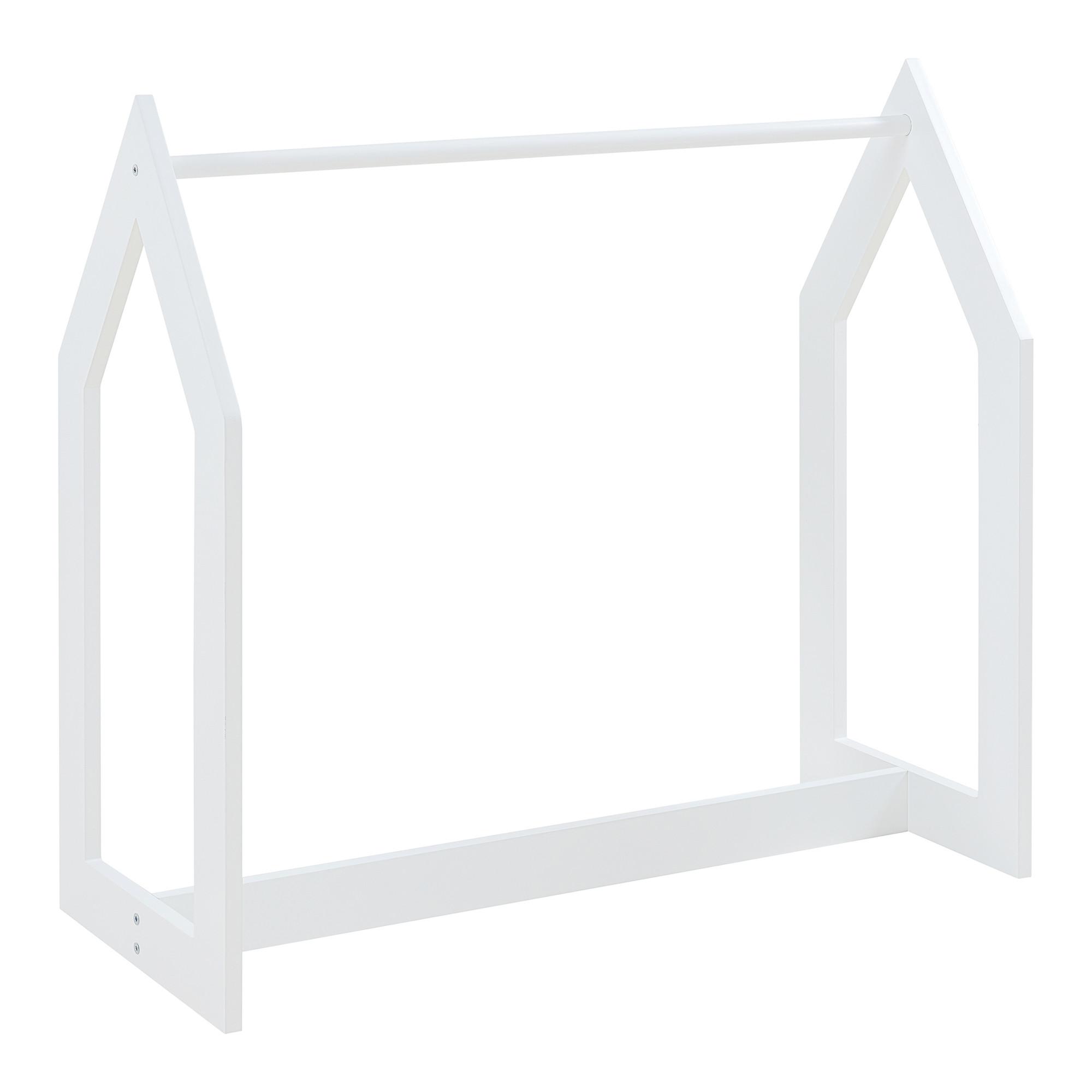 KINDERKLEIDERSTÄNDER Værløse - Weiß, Holzwerkstoff (75/78/35cm) - [en.casa]