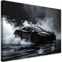 LEINWANDBILD Kraftfahrzeuge 60x40cm - Schwarz, Textil (60/40cm) - Feeby