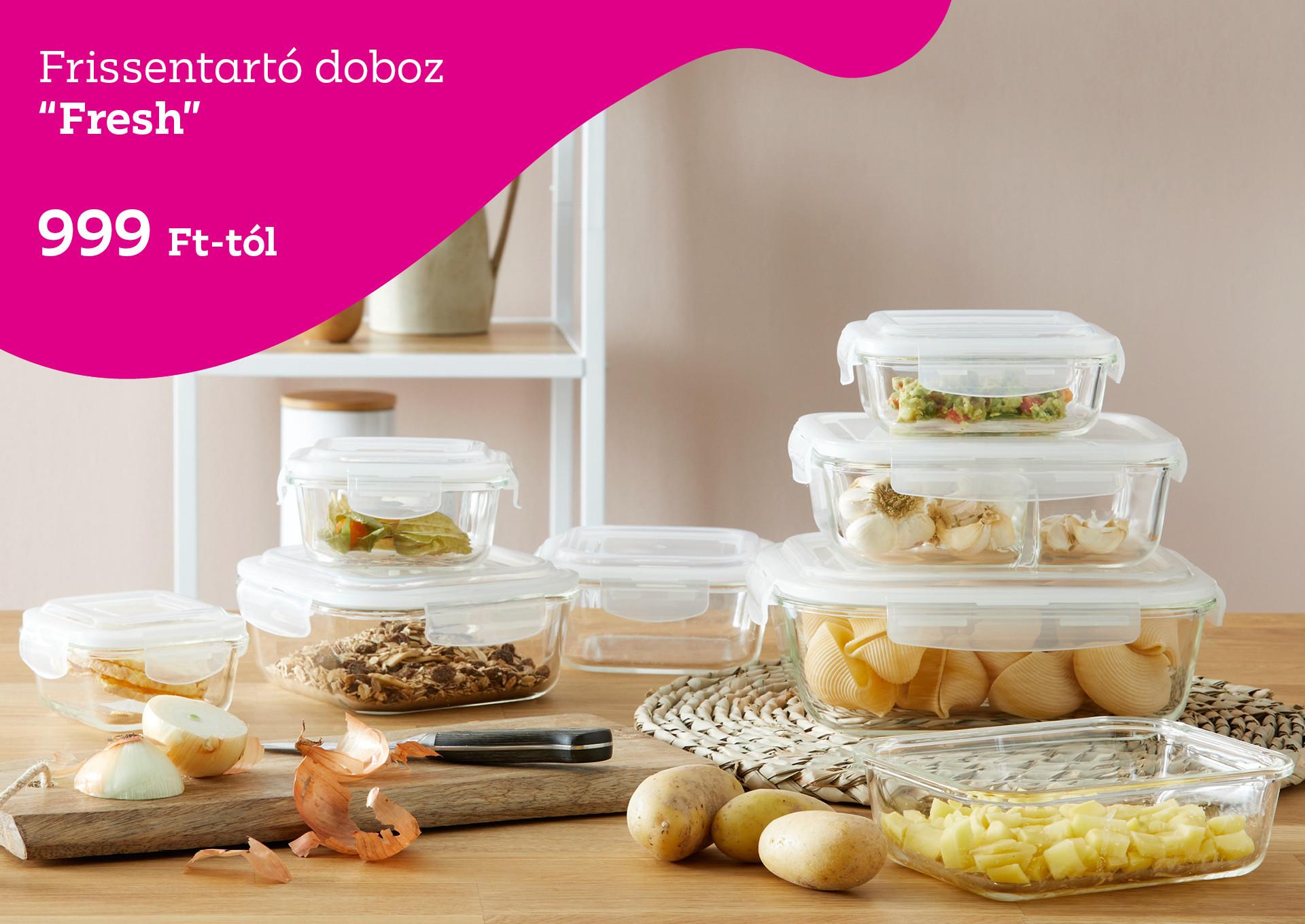 Frissentartó doboz FRESH 999 Forinttól