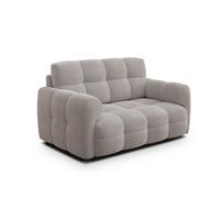 SOFA MELLOW 2-Sitzer, beige - Beige/Schwarz, Holz/Textil (153/87/98cm) - Wozimo