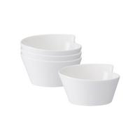 REISSCHALEN NewWave weiß 14 x 13 cm 4er Set - Weiß, Keramik (1cm) - Villeroy & Boch