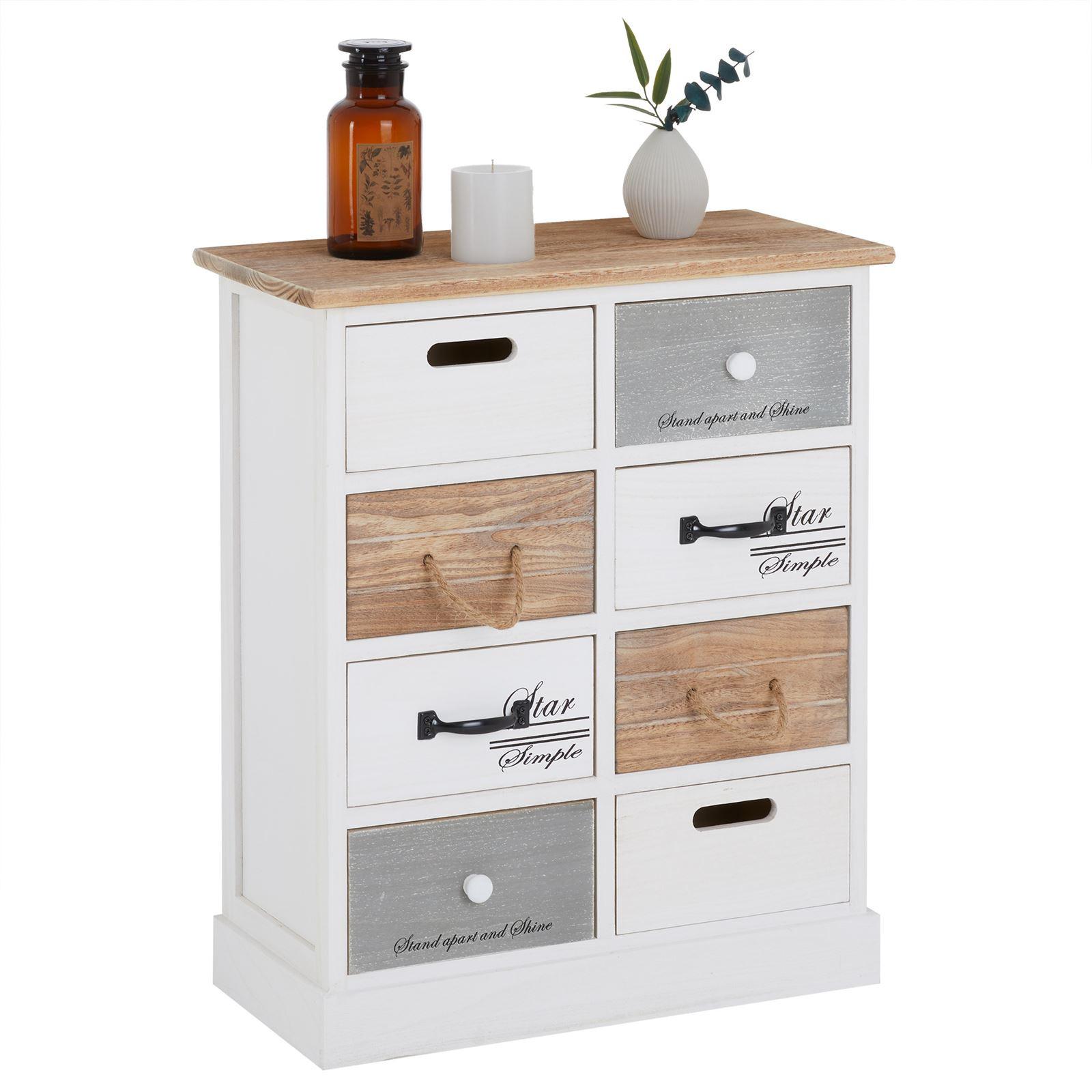 KOMMODE SALVA weiß - Weiß, Holz (53/64/27cm) - CARO-Möbel
