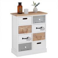 KOMMODE SALVA weiß - Weiß, Holz (53/64/27cm) - CARO-Möbel