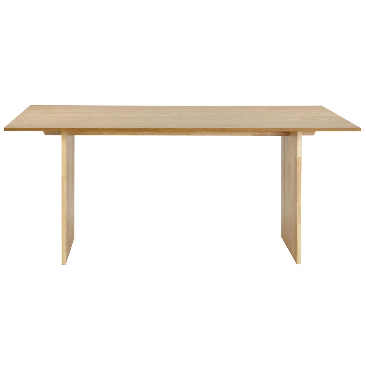 ESSTISCH 180/90 cm Helles Holz Moora - Hellbraun, Holzwerkstoff (180/90/75cm) - Beliani