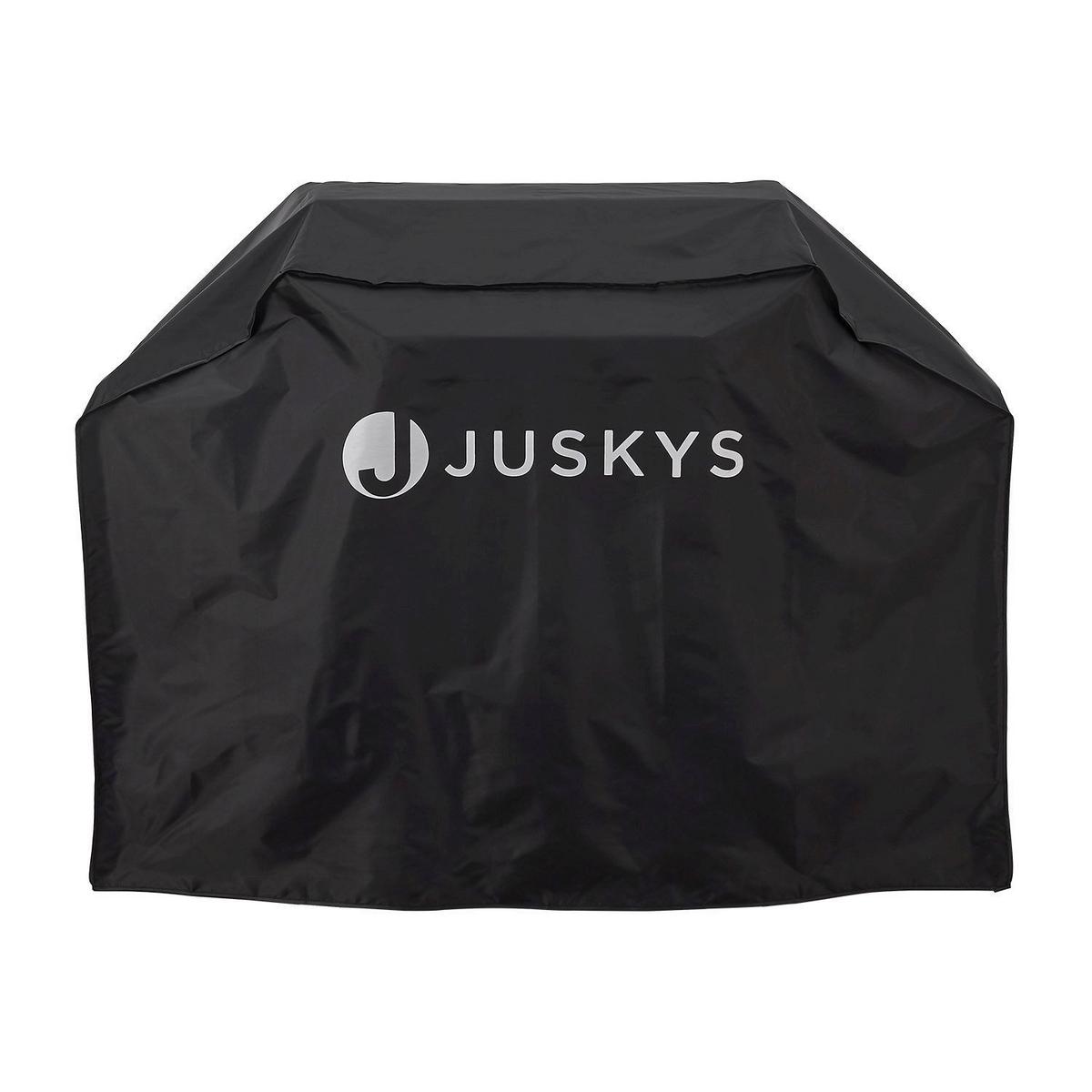 GASGRILL Louisiana schwarz - Schwarz, Metall (110/132/53cm) - Juskys