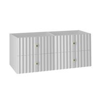 WASCHTISCHUNTERSCHRANK 120cm Izae Weiß - Weiß, Holzwerkstoff (120/50/45.8cm) - Petits-meubles