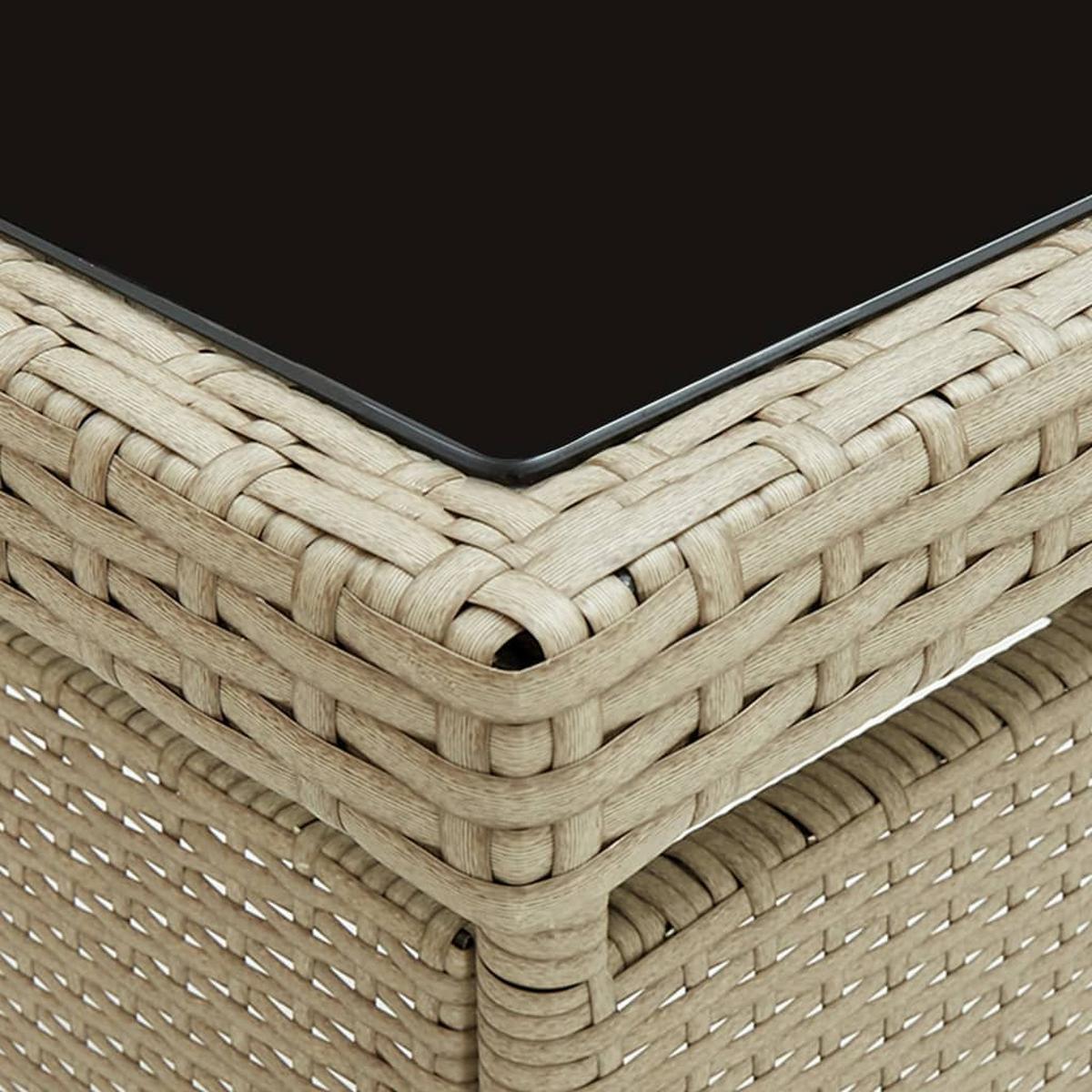 GARTENSET Yadon 3-teilig - Beige, Metall - Nettlife