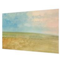 FOTOTAPETE 104x70 cm - Pastellfelder - Blau, Textil (104/70cm) - Wallfluent