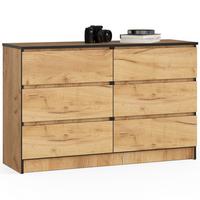 KOMMODE Eiche Craft 77/120/40 - Eiche San Remo, Holzwerkstoff (120/77/40cm) - RAUMHIRSCH FURNITURE