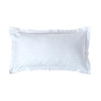 KISSENBEZUG Damast mit Stehsaum, Fadendichte 330 - Weiß, Textil (50/90cm) - Homescapes