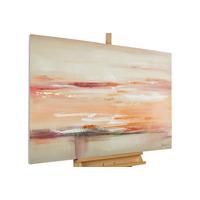 ÖLGEMÄLDE 120/80 cm - Beige/Orange, Holz/Textil (120/80cm) - KUNSTLOFT