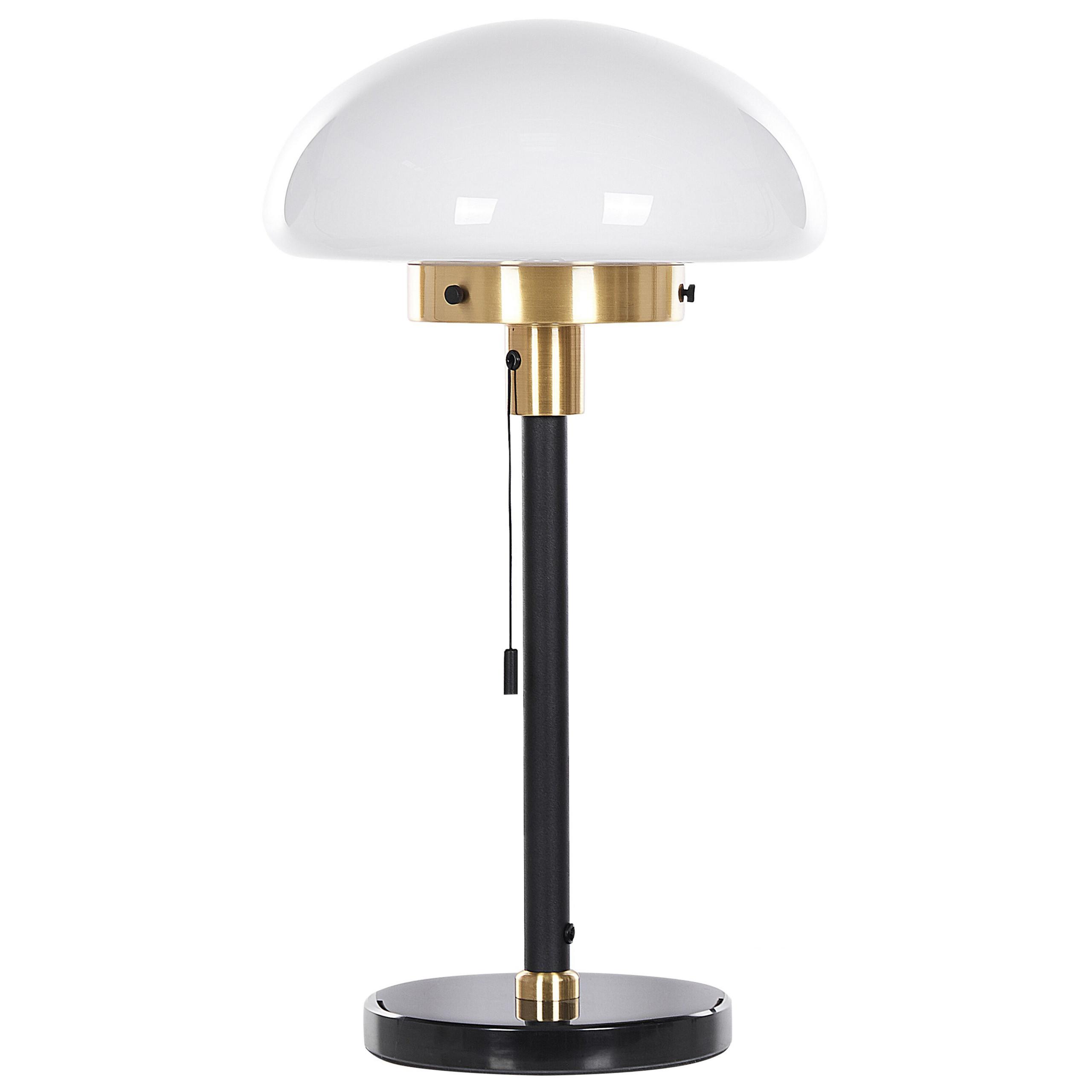 TISCHLAMPE Minija 28/28/66 cm - Schwarz, Metall (28/28/66cm) - Beliani