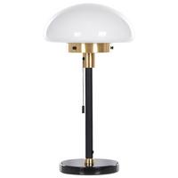 TISCHLAMPE Minija 28/28/66 cm - Schwarz, Metall (28/28/66cm) - Beliani