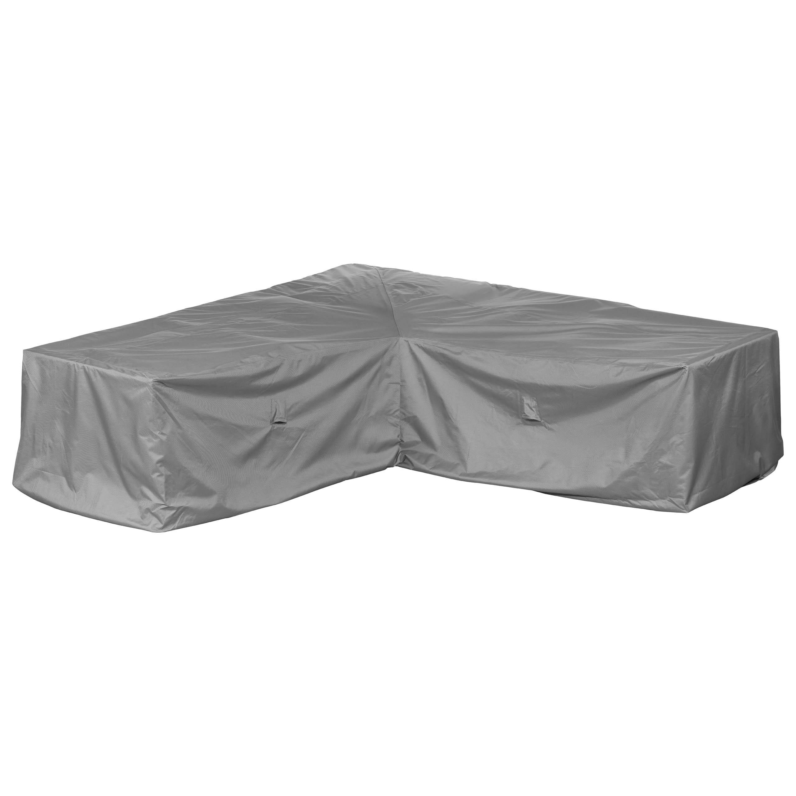 SCHUTZHÜLLE für Loungegruppe L-Form SHP-20090 - Grau, Kunststoff (225/80/225cm) - mehr Garten