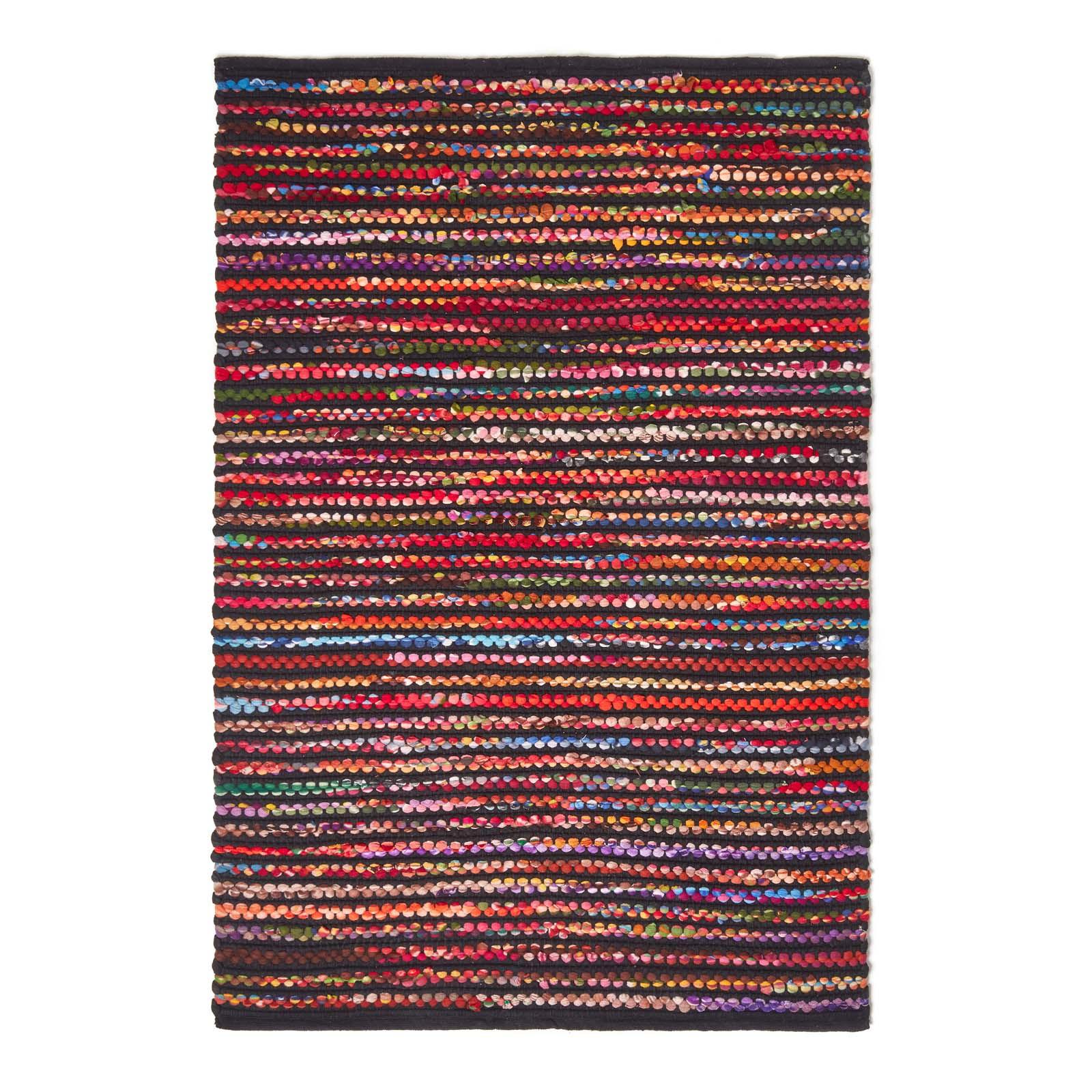 FLICKENTEPPICH Folk 160/230 cm - Multicolor, Textil (160/230cm) - Homescapes