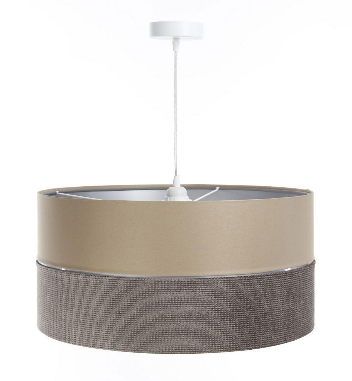 HÄNGELEUCHTE Beige 60/30 cm - Beige/Braun, Kunststoff (60/1/30cm) - ONZENO