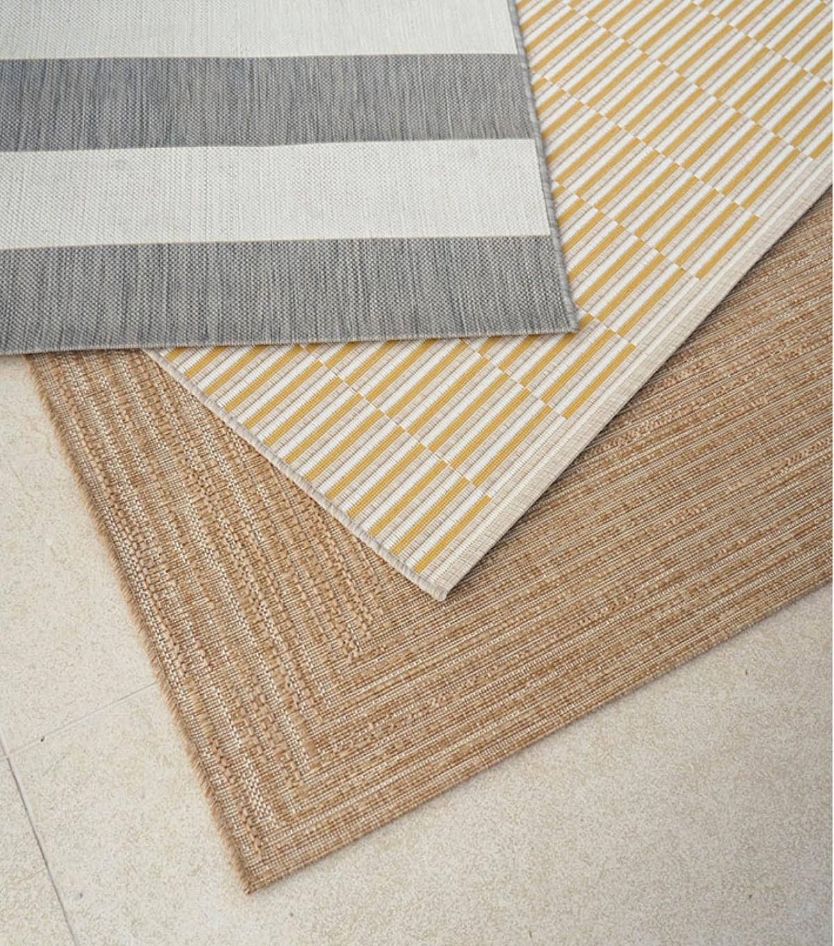 OUTDOORTEPPICH Der Sonnige - Gelb, Kunststoff (160/230cm) - Mokebo