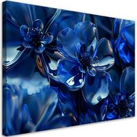 KUNSTDRUCK Blau 120/80 cm - Blau, Textil (120/80cm) - KUNSTLOFT
